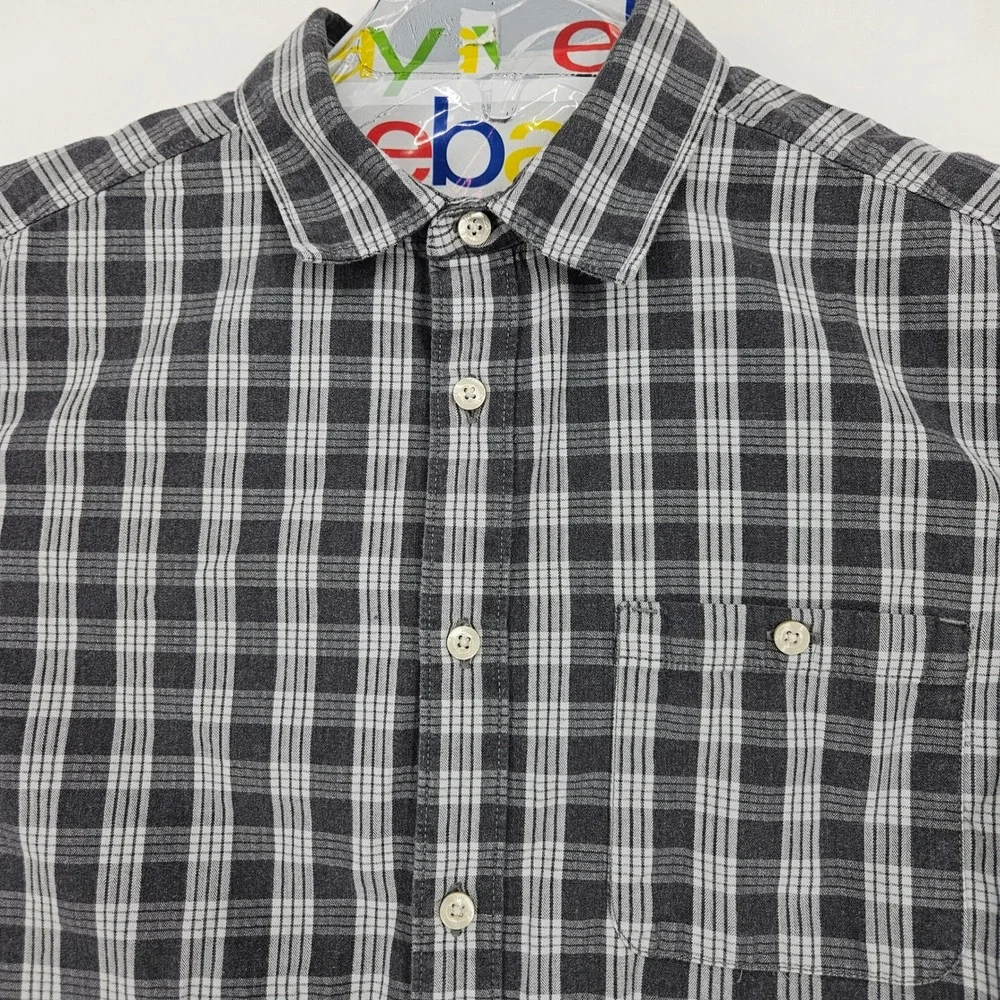 North Face Shirt Mens Medium Button Up‎ Plaid Casual Long Sleeve Preppy
